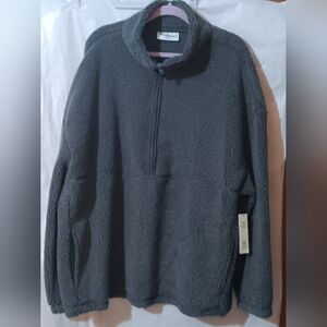 Charcoal Grey Fleece Pullover